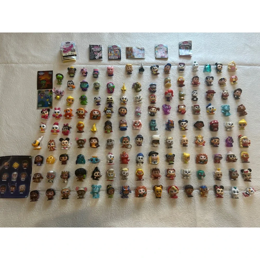 131 Disney Doorables Lot Rare Ultra Rare Flocked Glow Scented Special + Cards